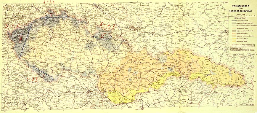 Czechoslovakia Map 1939